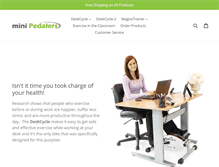 Tablet Screenshot of minipedalers.com